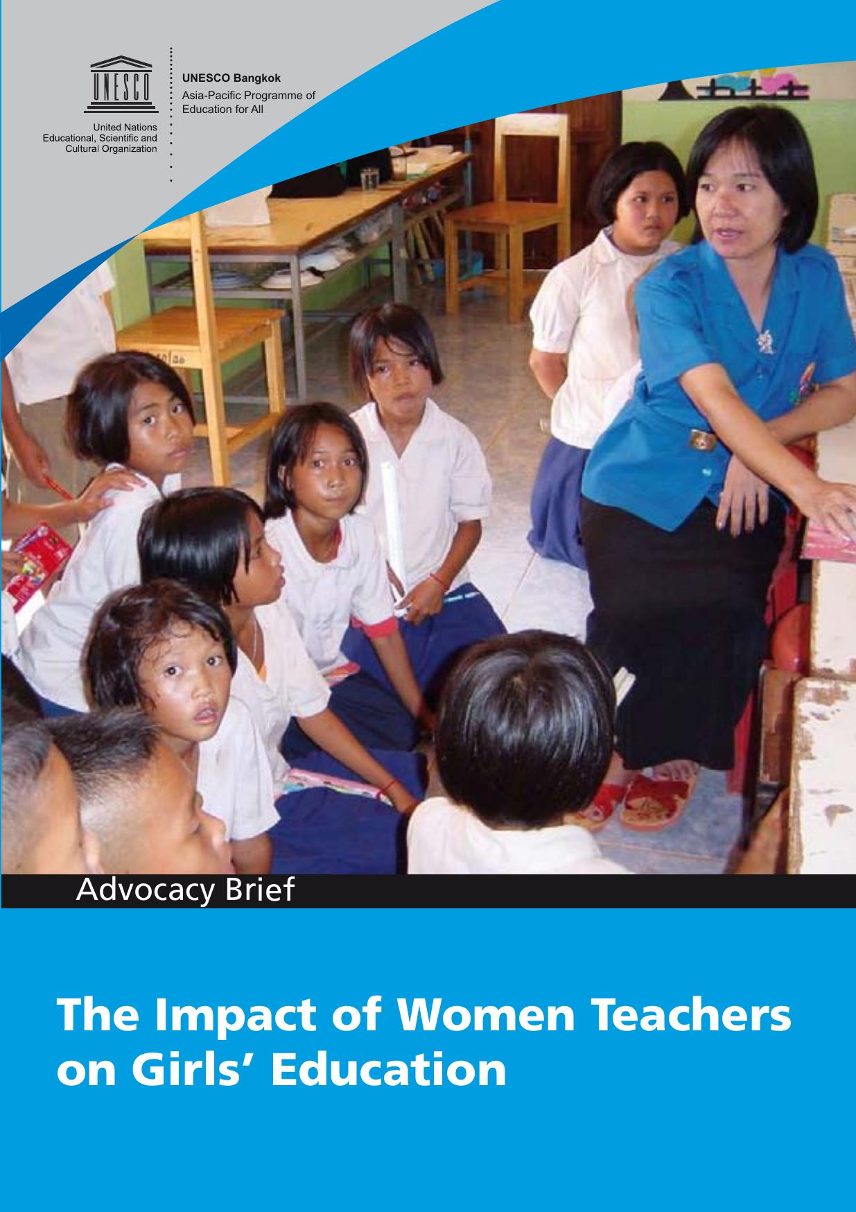 Impact Of Women Teachers On Girls Education